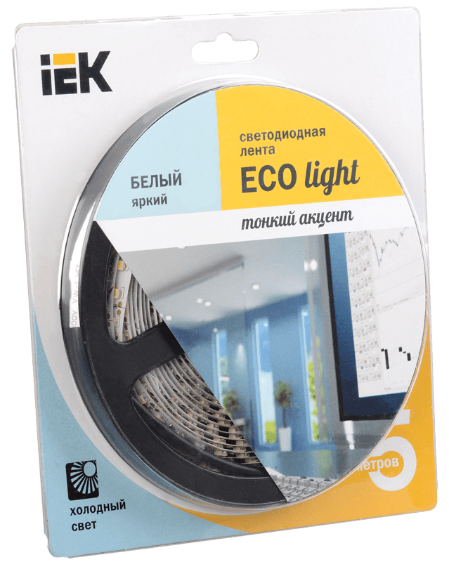IEK Лента LED 5м блистер LSR-3528W120-9.6-IP20-12V IEK-eco