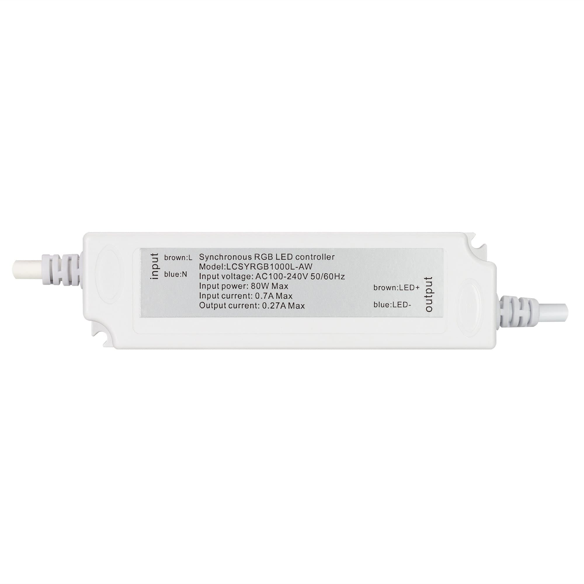 Arlight Контроллер ARD-CLASSIC-SYNC-RGB-1000LED White (230V, 80W, RF ПДУ) (Ardecoled, Закрытый) 028213 — миниатюра 4