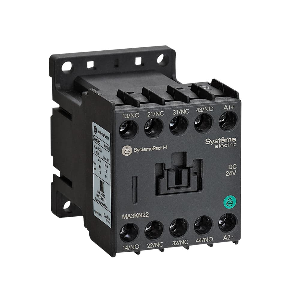 Systeme Electric Промежуточное реле MA3K 4НО DC220V
