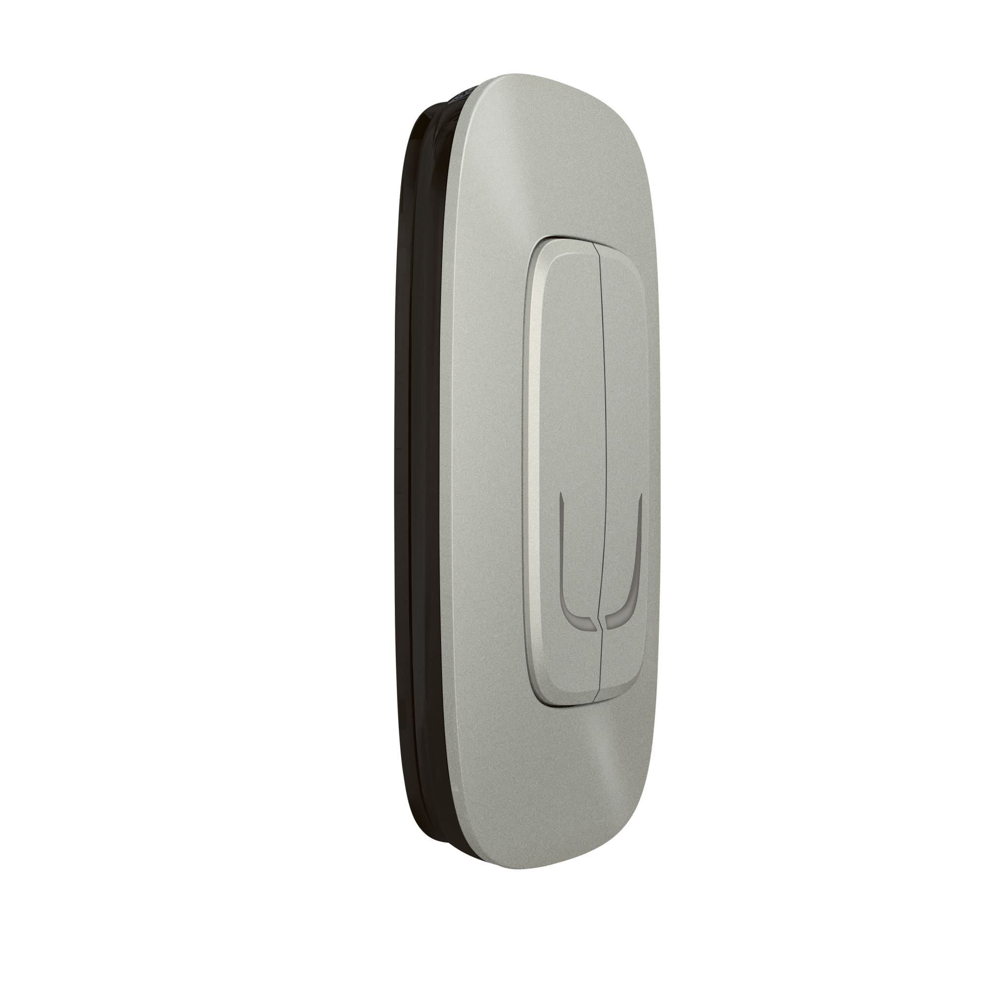 Legrand NETATMO Valena ALLURE Алюминий Выключатель 2-клавишный беспроводной 752787 — миниатюра 3