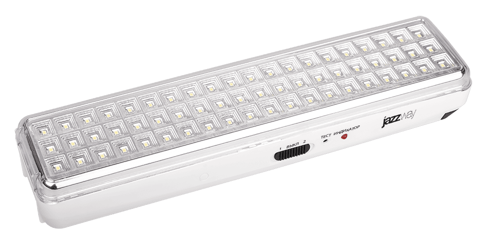 Jazzway Фонарь Accu9-L60-wh (бел.), Li-Ion .5024540