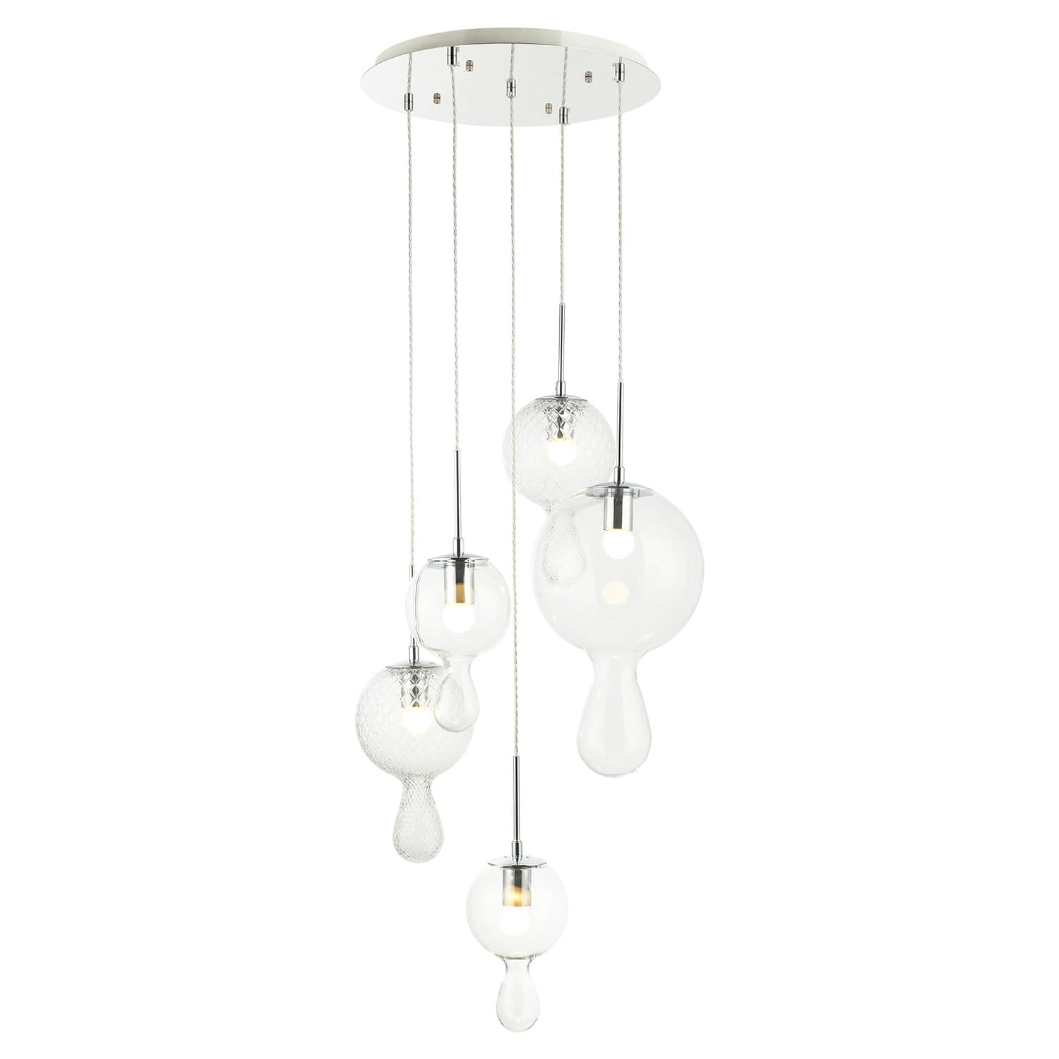 Lussole LOFT Подвесныой светильник хром LSP-8495