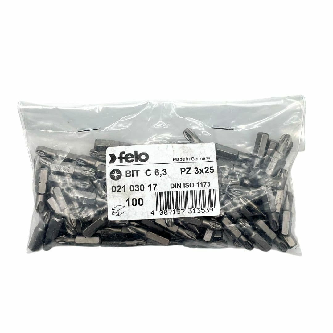 Felo Бита крестовая серия Industrial PZ 3X25, 100 шт 02103017 — миниатюра 2
