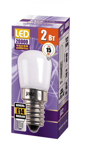 Jazzway Лампа PLED- T22/50 2w E14 FROSTED 4000K 160Lm 20000час .5001985 — миниатюра 2