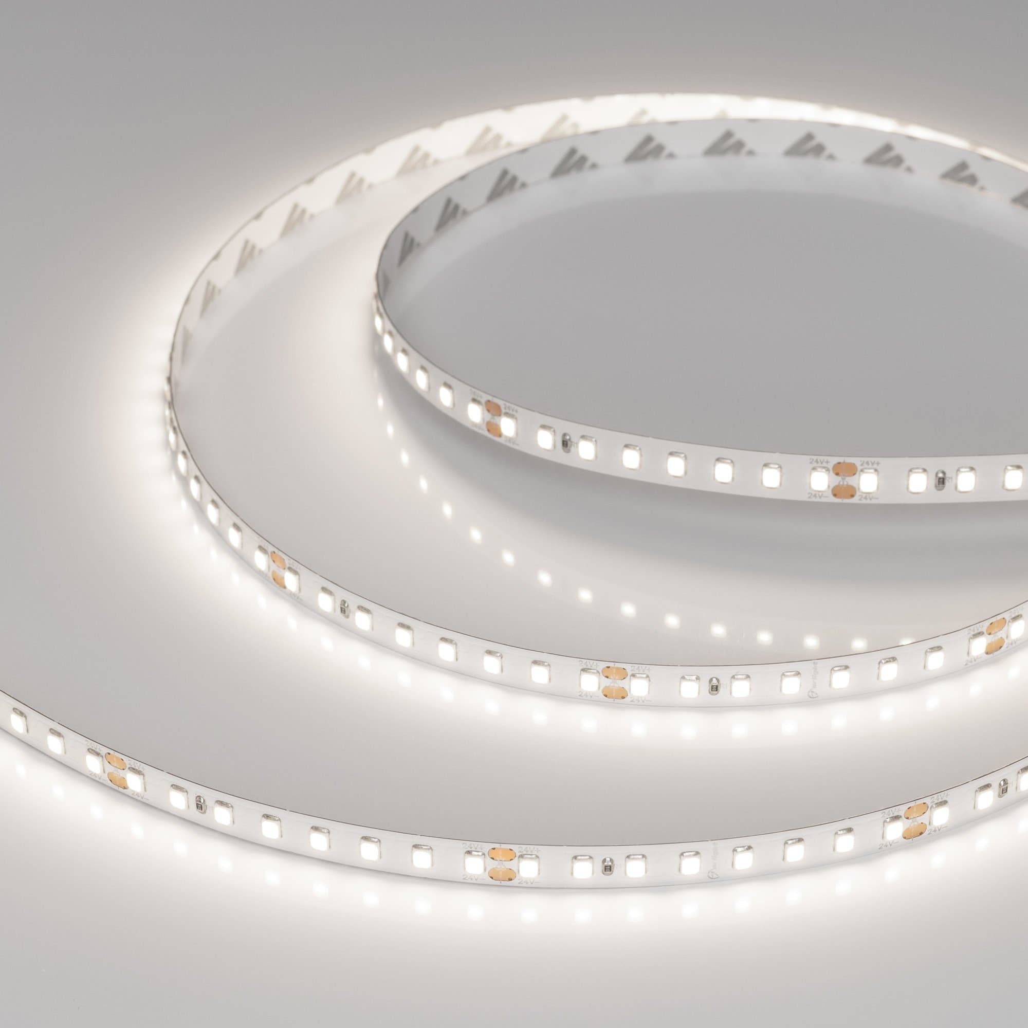 Arlight Лента RT-A128-8mm 24V Day5000 (9.6 W/m, IP20, 2835, 5m) (высок.эфф.150 лм/Вт) 038756 — миниатюра 4