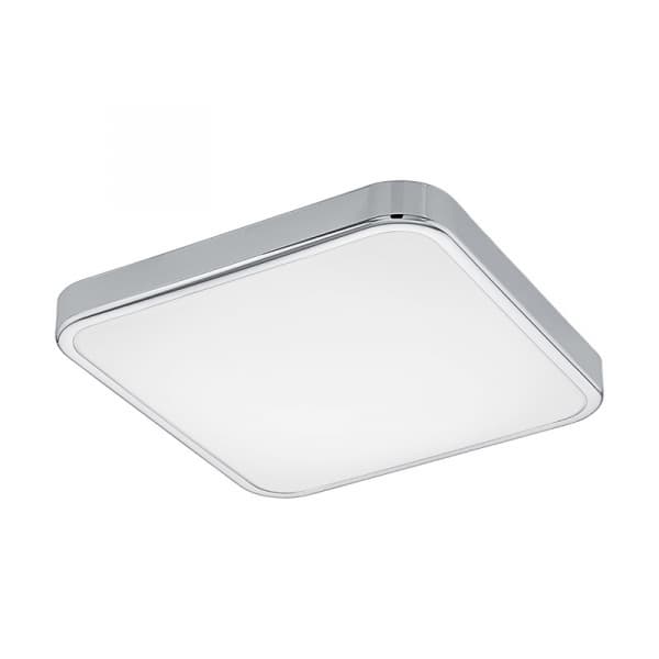 Eglo Светильник LED настенно-потолочный MANILVA 1, 16W(LED), 290х290, сталь, хром/пластик, белый 96229