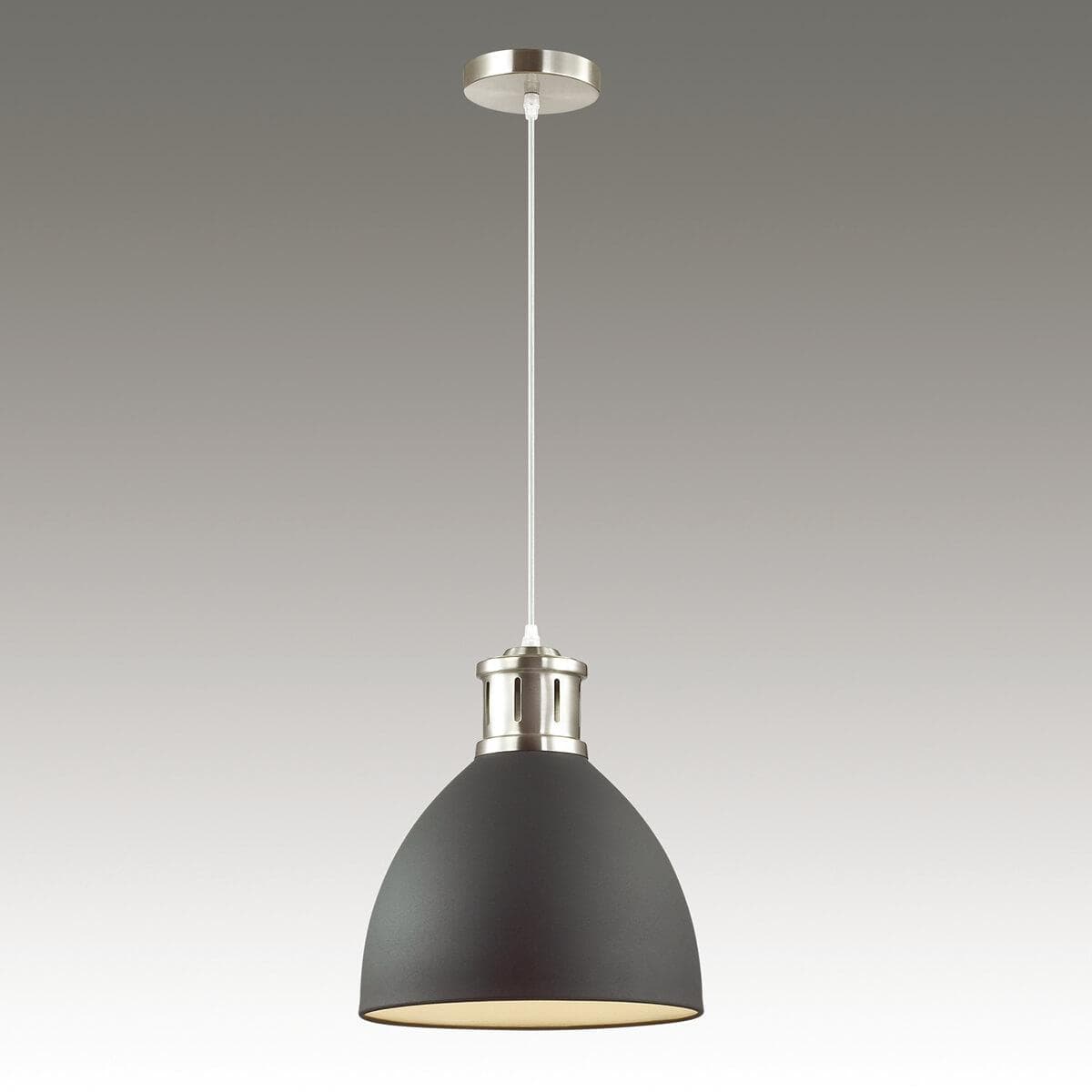 Odeon Light 3321/1 ODL17 099 черный, никель Подвес E27 60W 220V VIOLA — миниатюра 2