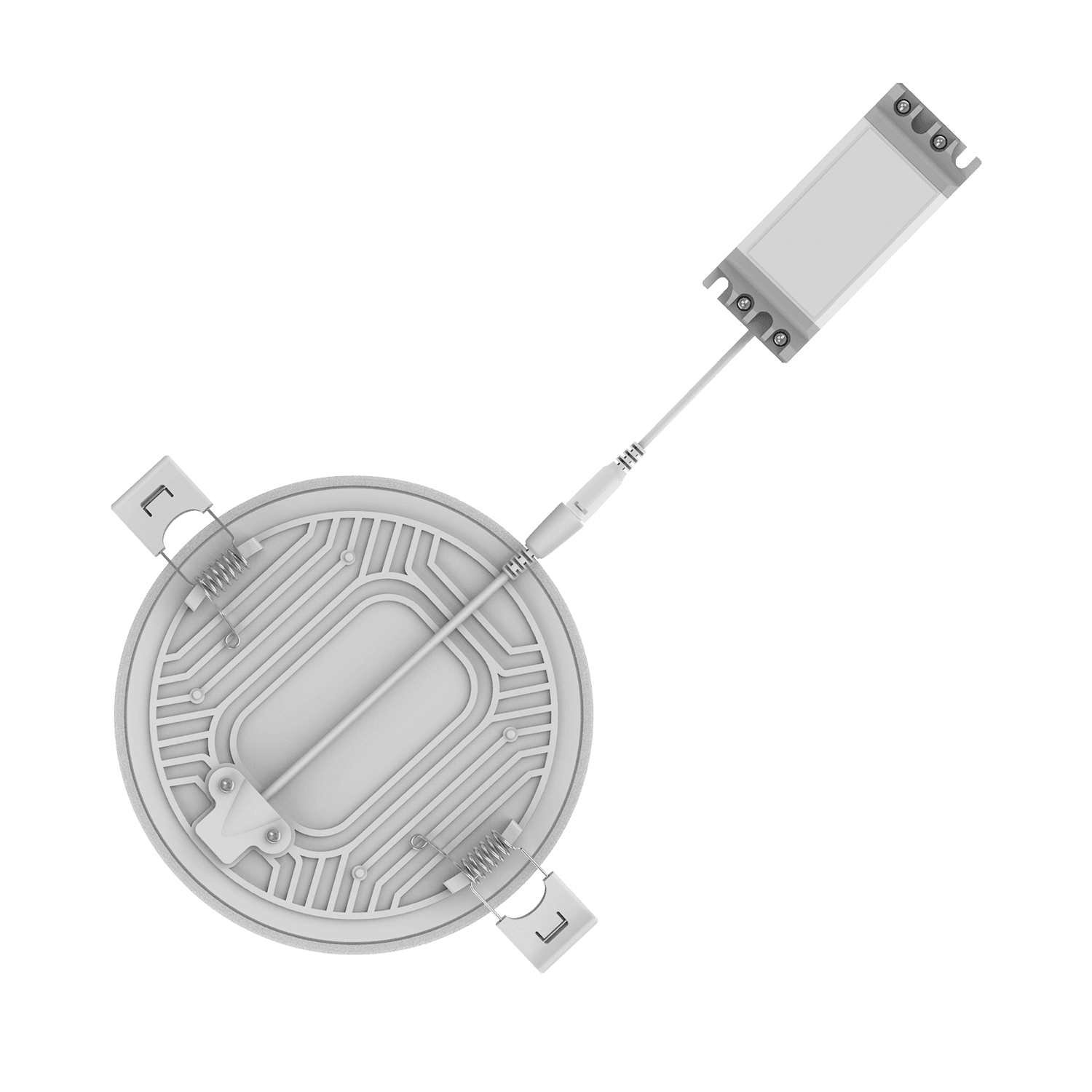 Gauss Светильник Frameless круг 24W 2400lm 4000K 85-265V IP20 монтаж Ø155 170*27мм LED 967511224 — миниатюра 15