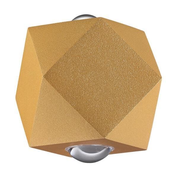 Odeon light HIGHTECH золотистый/металл Светильник настенный IP54 LED 4W 358Лм 3200K DIAMANTA 4220/4WL