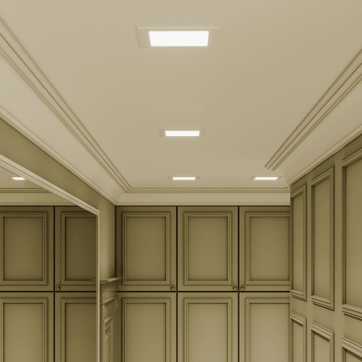 Gauss Светильник Slim квадрат 15W 1100lm 4000K 180-265V IP20 монтаж Ø155*155 170*170*22 LED 940111215 — миниатюра 7