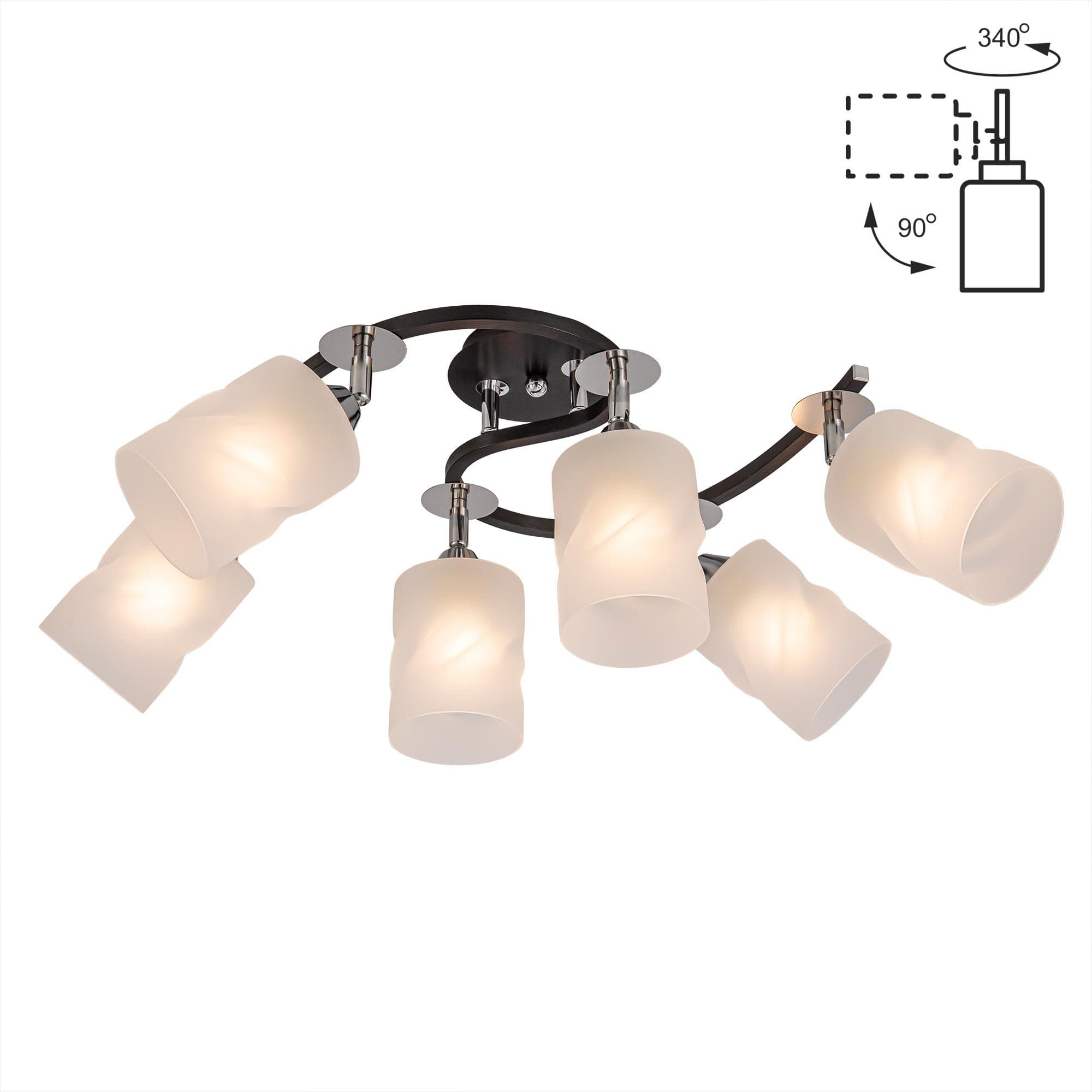 Citilux CL119261 Сиерра Черный Люстра