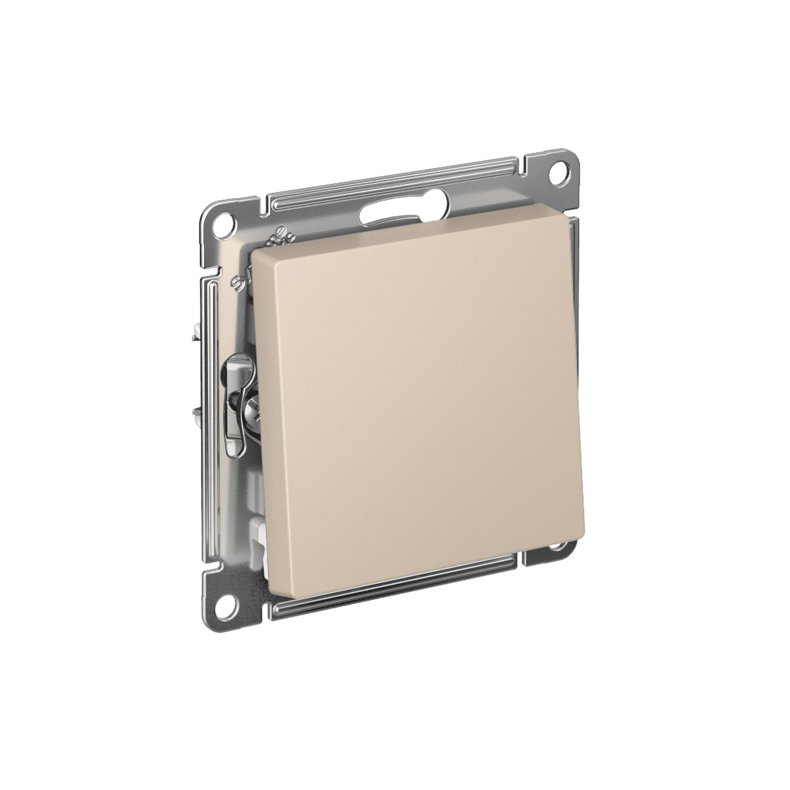Systeme Electric AtlasDesign Песочный Выключатель с самовозвратом, сх.1, 10АХ, мех., быстрозажим. клем.