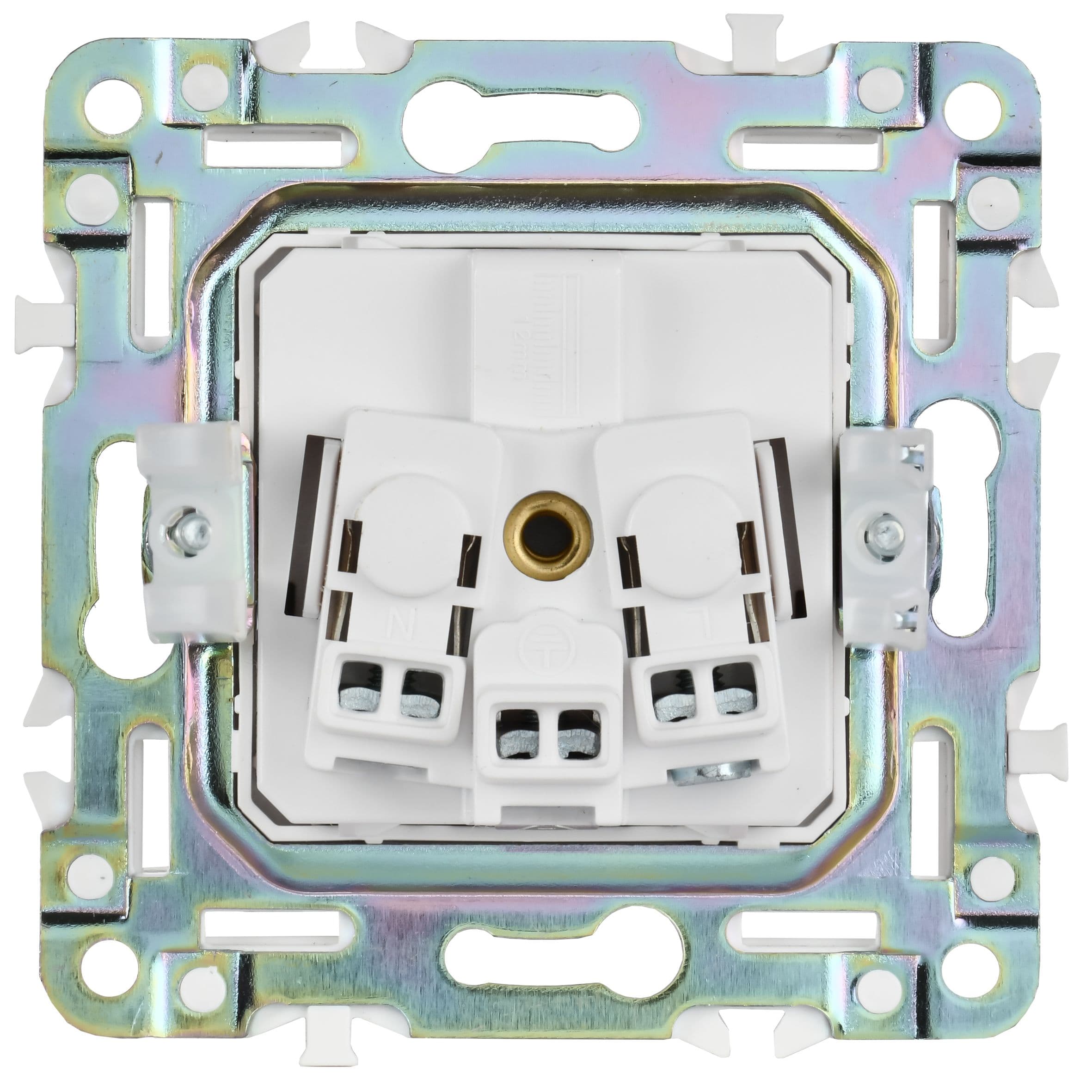 IEK SKANDY Мятный Розетка с/з с защитными шторками 16А SK-R04G — миниатюра 3