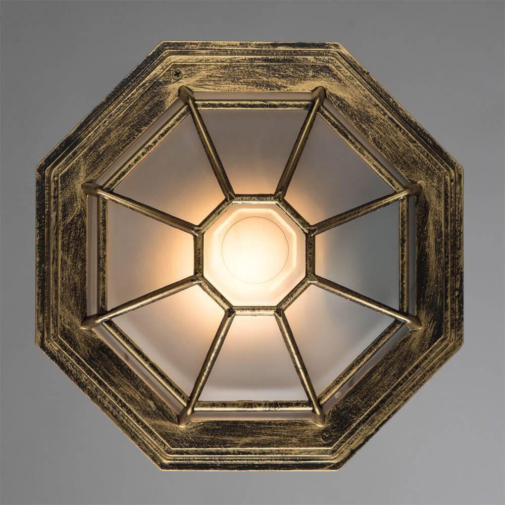 Arte Lamp Pegasus Коричневый/Белый Светильник уличный потолочный 1x60W 1xE27 A3121PF-1BN — миниатюра 2