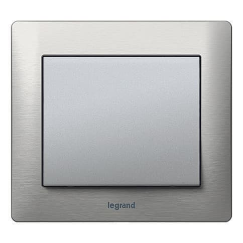 Legrand Galea Life Тертый Алюминий/Brushed Aluminium Рамка 1-я 771951 — миниатюра 2