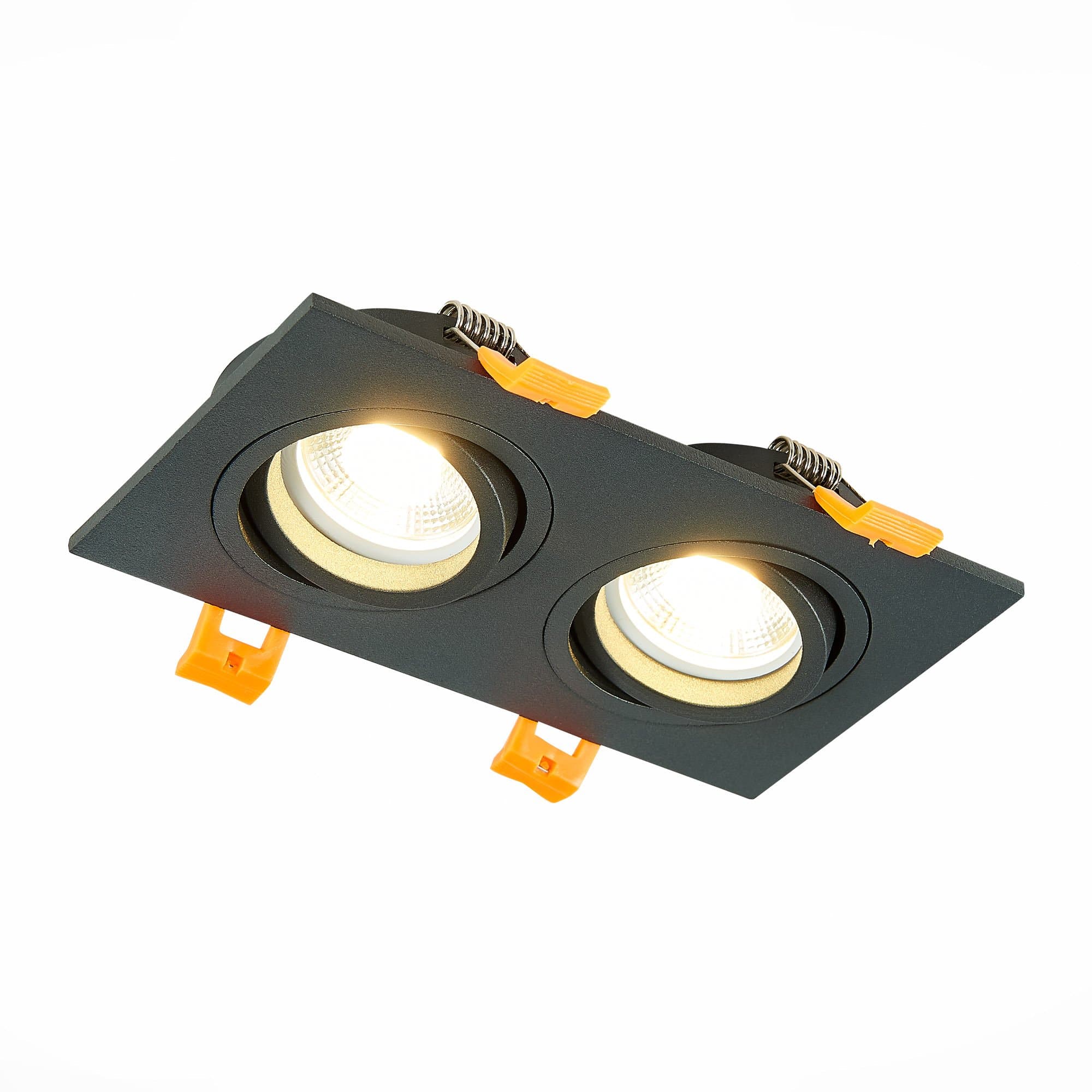 ST LUCE ST251.408.02 Св-к встр. Черный GU10 2*50W IP20 L170xW92xH27 220V Без ламп