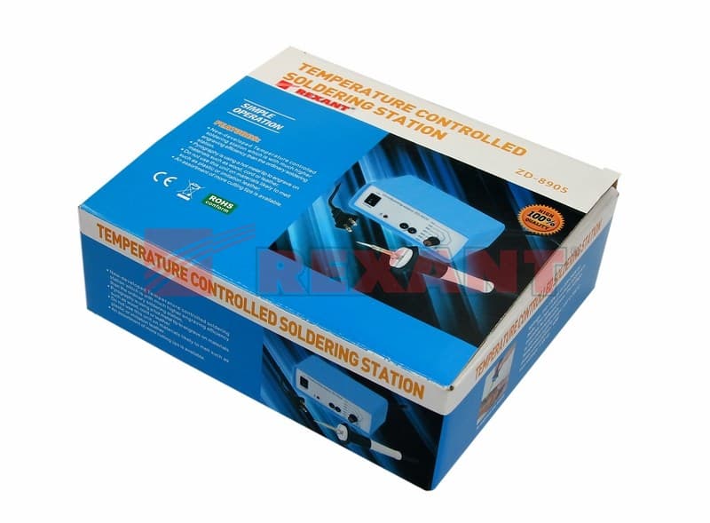 Универсальный выжигательный прибор с функцией термоконтроля 220V/40W Rexant 12-0142 — миниатюра 2