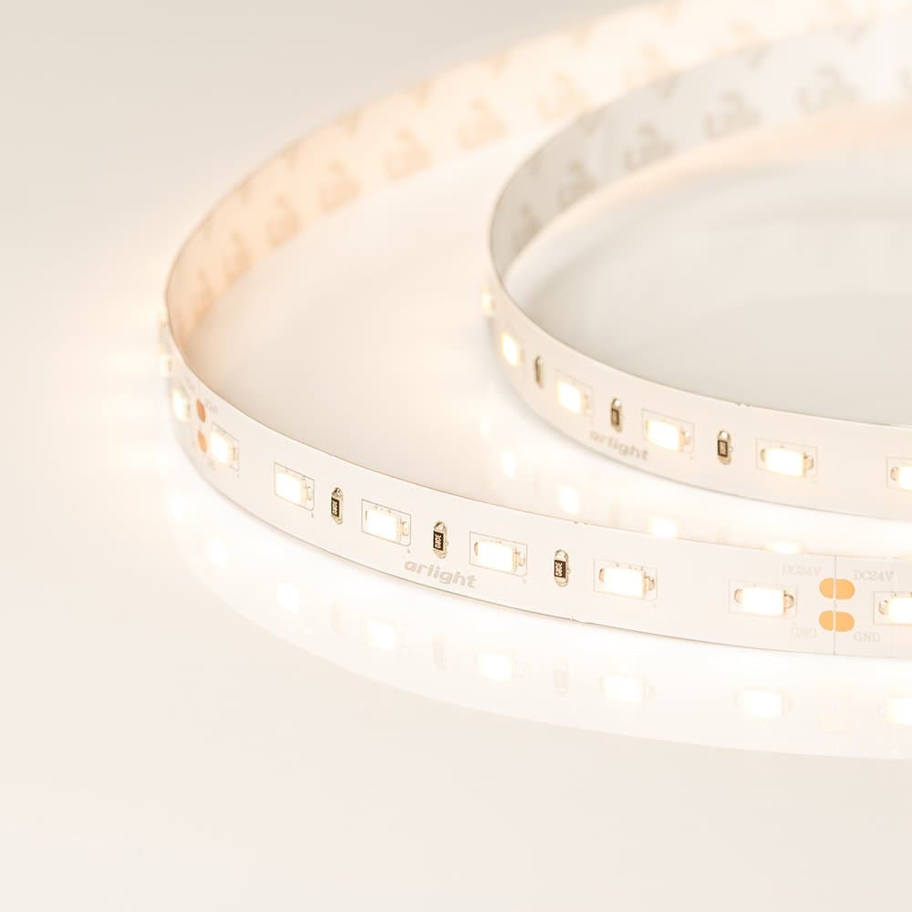 Arlight Светодиодная лента ULTRA-5000 24V Warm2400 2xH (5630, 300 LED, LUX) (27 Вт/м, IP20) 018098 — миниатюра 3