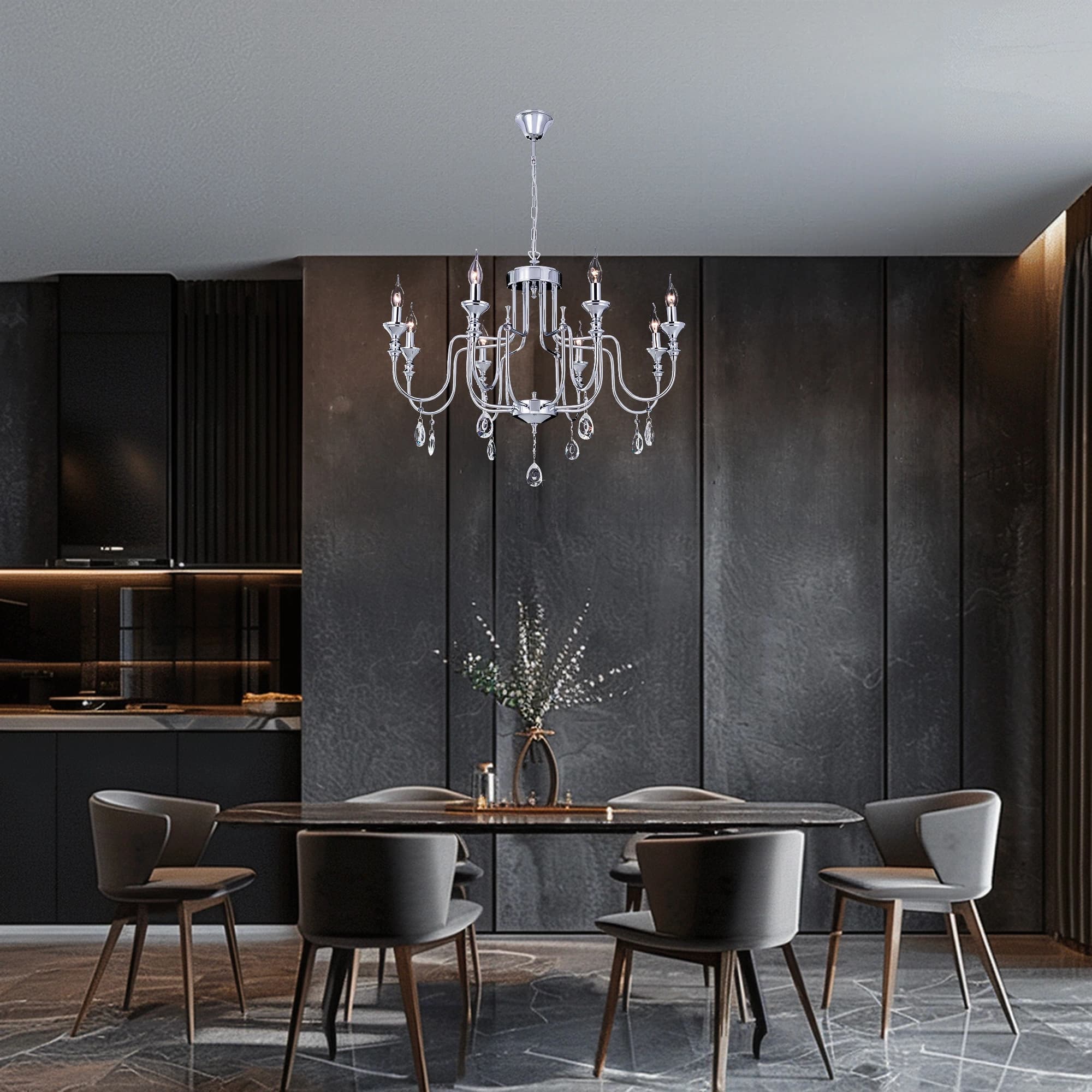 Citilux CL437181 Рига Хром Светильник Люстра — миниатюра 9