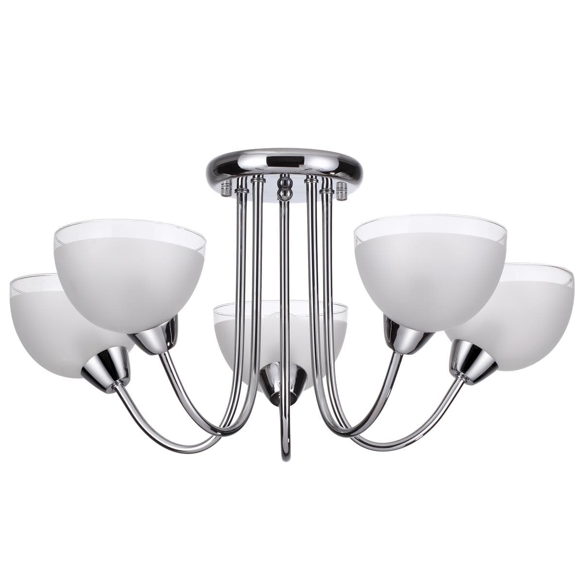 Lumion 4461/5C LN20 153 хром, белый Люстра потолочная E14 5*60W 220V ALORA