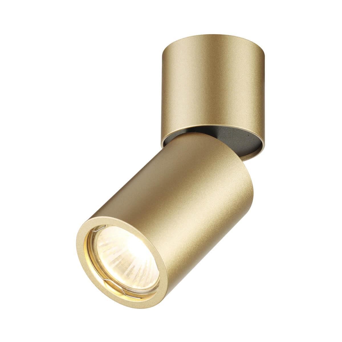 Odeon Light 3895/1C ODL20 205 золотистый/металл Потолочный поворотный светильник GU10 50W DUETTA — миниатюра 1