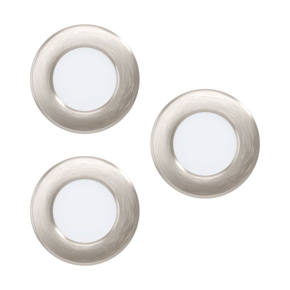 Eglo 99141 Светодиодный комплект встраиваемых cветильников FUEVA 5, 3х2,7W (LED), 86, ET26, 3х300lm, 3000K