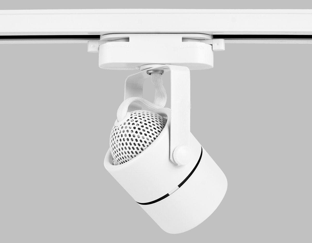 Ambrella Трековый однофазный светильник со сменной лампой GL5101 WH белый GU10 max 12W — миниатюра 4