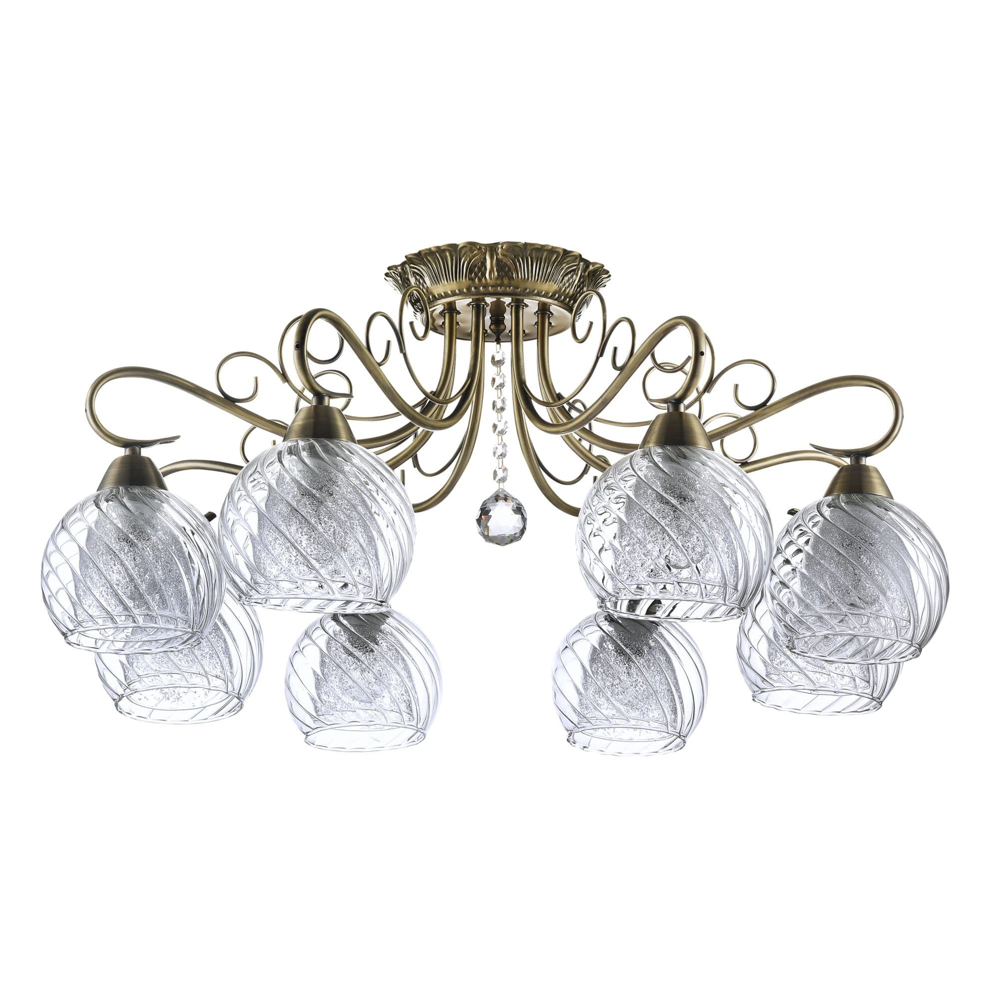 Freya Classic Nella Бронза Потолочный светильник E14 40W FR2662-PL-08-BZ — миниатюра 2