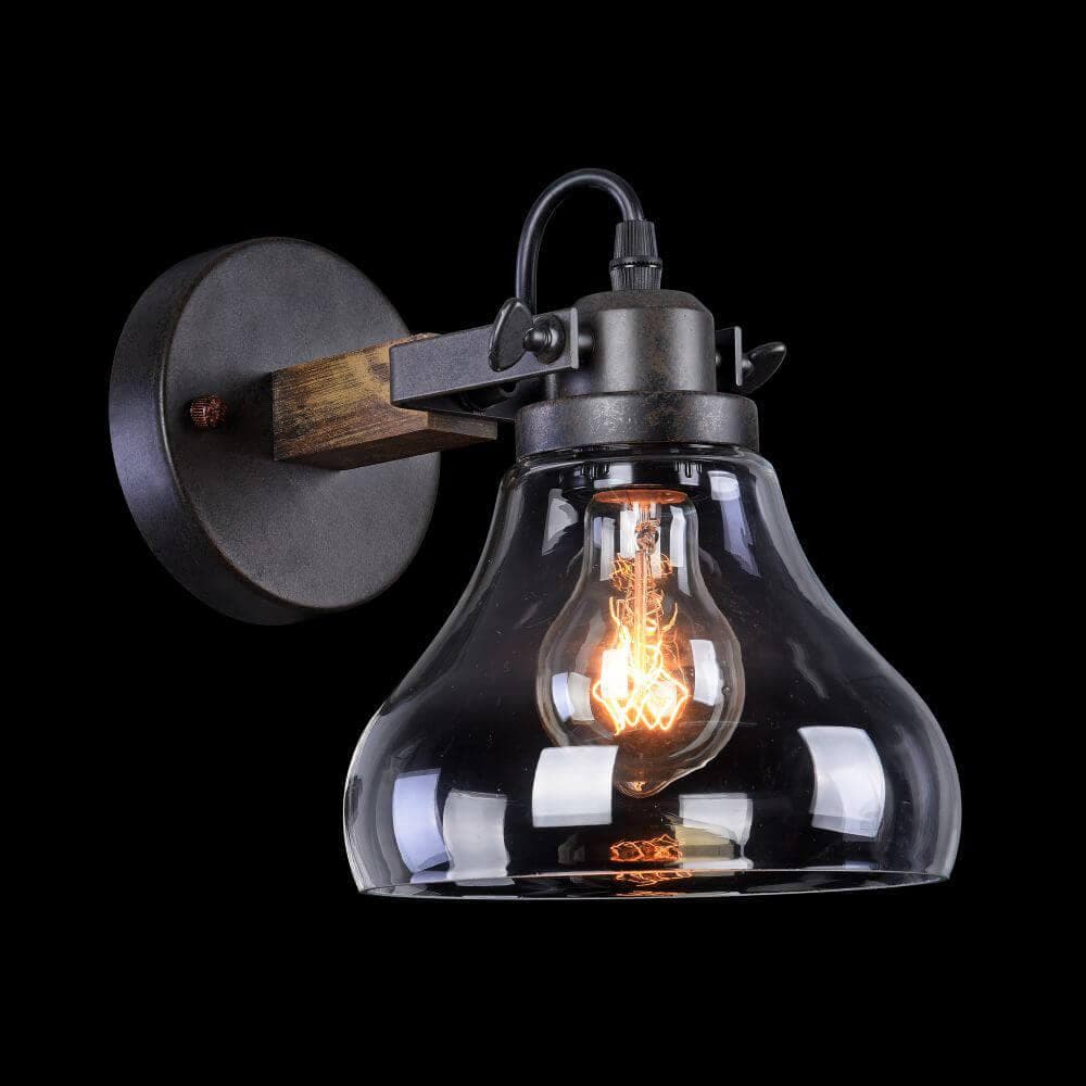Freya Loft Lorenza Черный Бра E27 60W FR4171-WL-01-B — миниатюра 10
