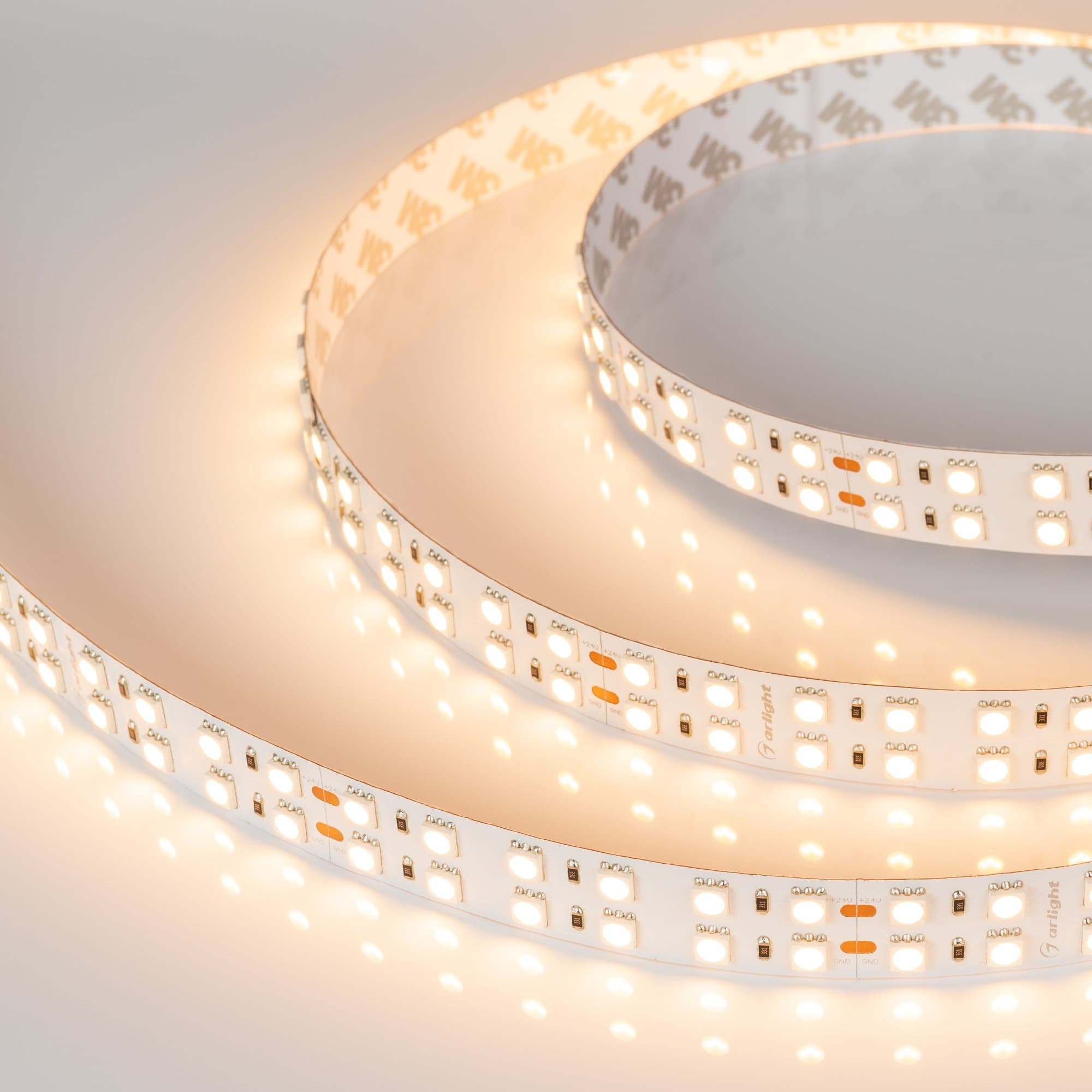 Arlight Светодиодная лента RT 2-5000 24V Warm2700 2x2 (5060, 720 LED, LUX) (34.4 Вт/м, IP20) 012443(1) — миниатюра 4