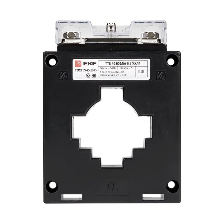 EKF PROxima Трансформатор тока ТТЕ-40-600/5А класс точности 0,5S — миниатюра 2