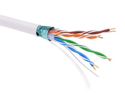 DKC Информационный кабель экранированный F/UTP 4х2 CAT5E, PVC, белый RN5EFUPV3WH