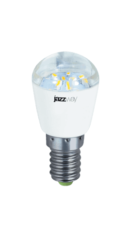 Jazzway Лампа светодиодная (LED) «шар» d26мм E14 2Вт 220-230В прозрачная нейтральная холодно-белая 4000К .1007667