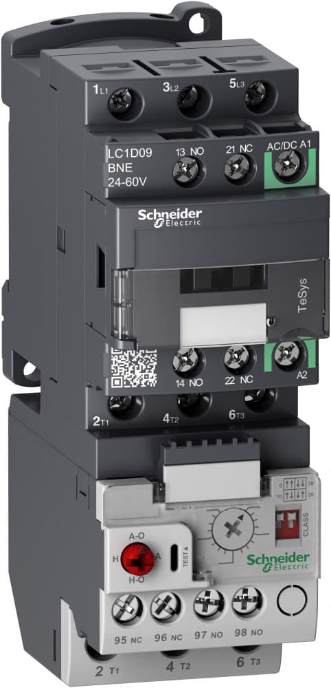 SE TeSys D Контактор D 3P AC3 440В 32A, катушка управления 48-130В AC/DC, зажим под винт LC1D32EHE — миниатюра 2