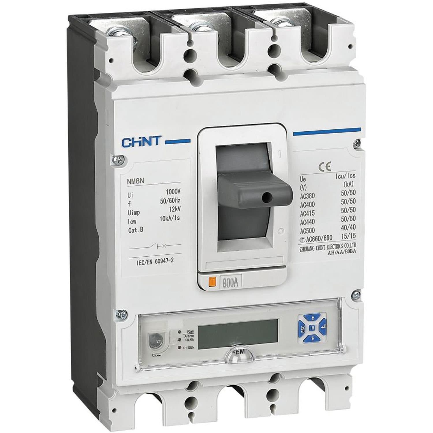 CHINT Авт. выкл. NM8N-1600H EN 3P 1250А 100кА с электронным расцепителем (R)