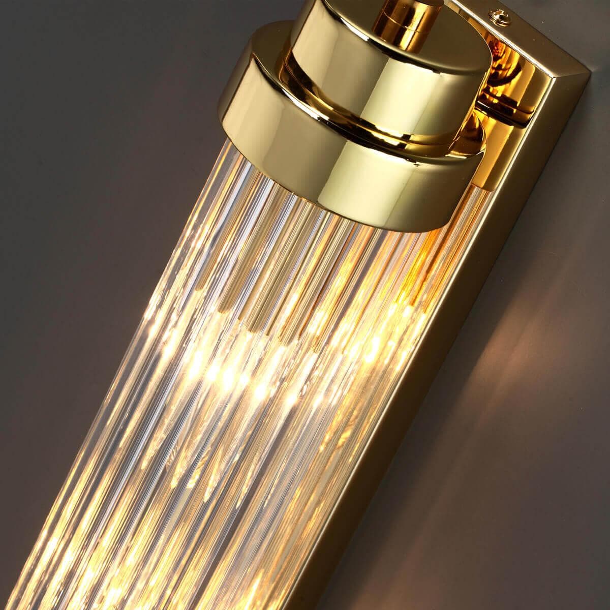 Odeon Light 4822/2W WALLI ODL21 505 золотой/прозрачный Настенный светильник E14 2*40W LORDI — миниатюра 4