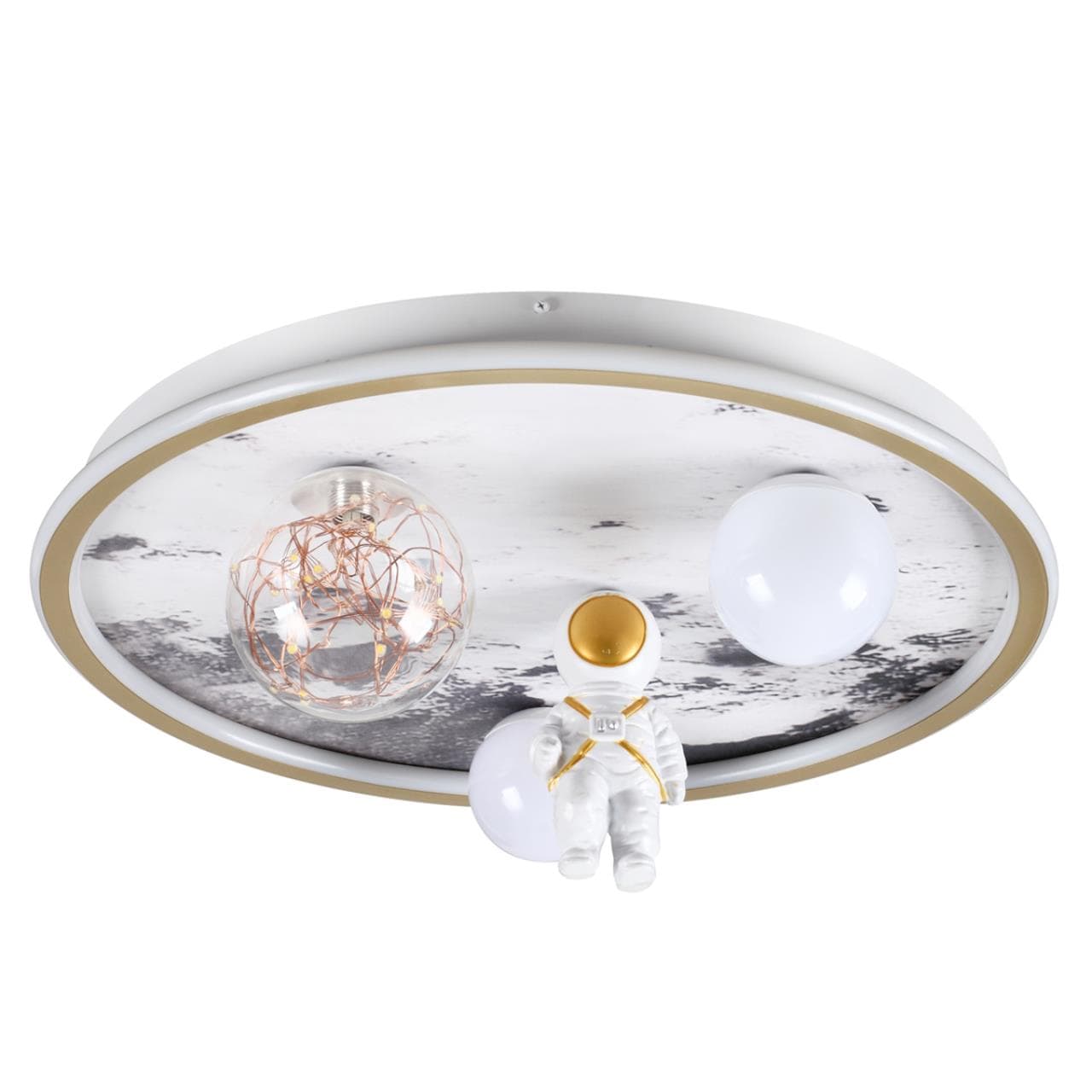 Lumion 6507/88CL LEDIO LN23 белый, золотой Потолочный светильник LED 88W 5668Лм 3000-6000К 220V ATLAS