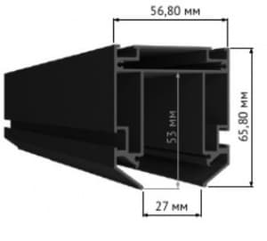 ST Luce ST003.129.02 Профиль для монтажа SKYLINE 48 в натяжной ПВХ потолок
