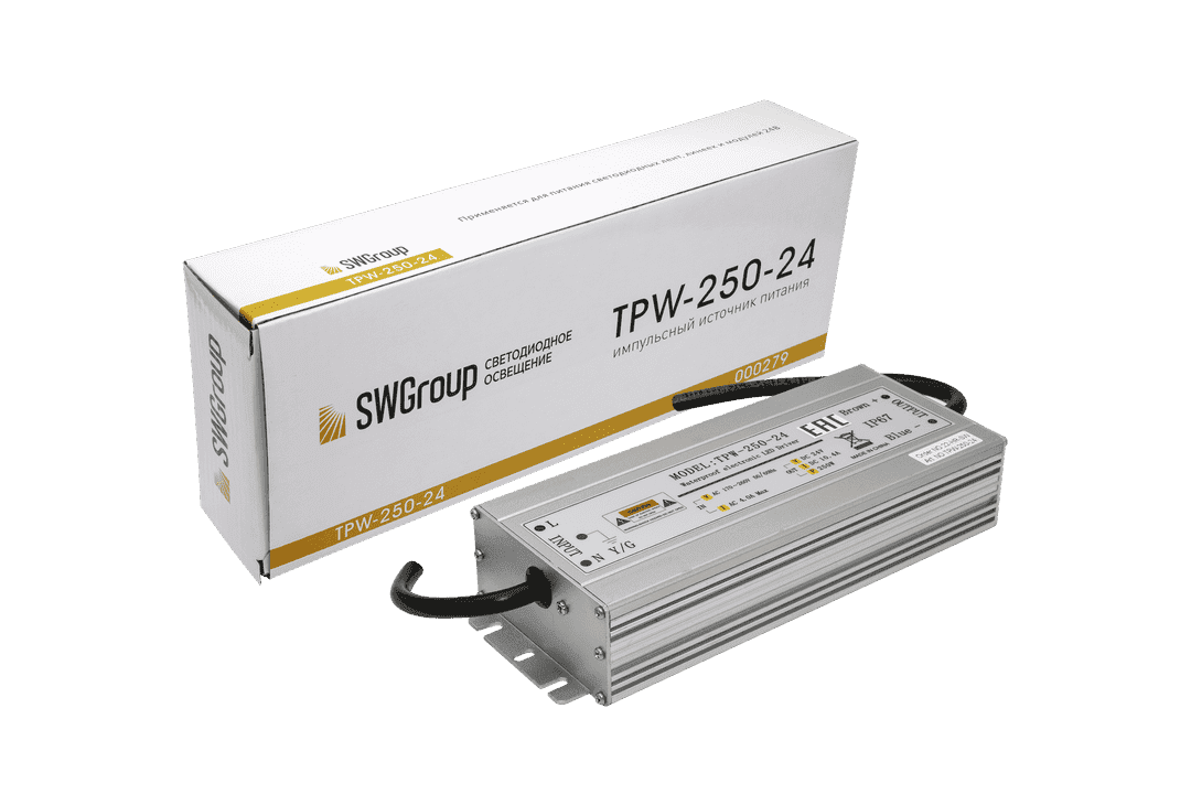 SWG Al Блок питания TPW, 250 W Влагозащитный,24V TPW-250-24
