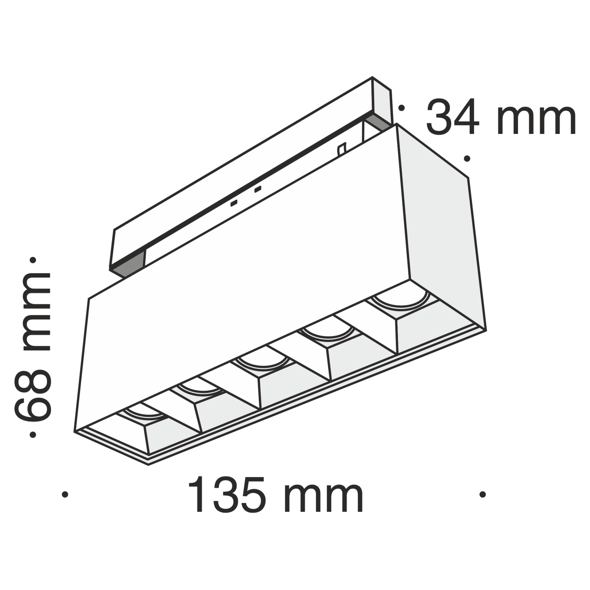 Maytoni Magnetic track system Трековый светильник Черный TR014-2-10W4K-B — миниатюра 4