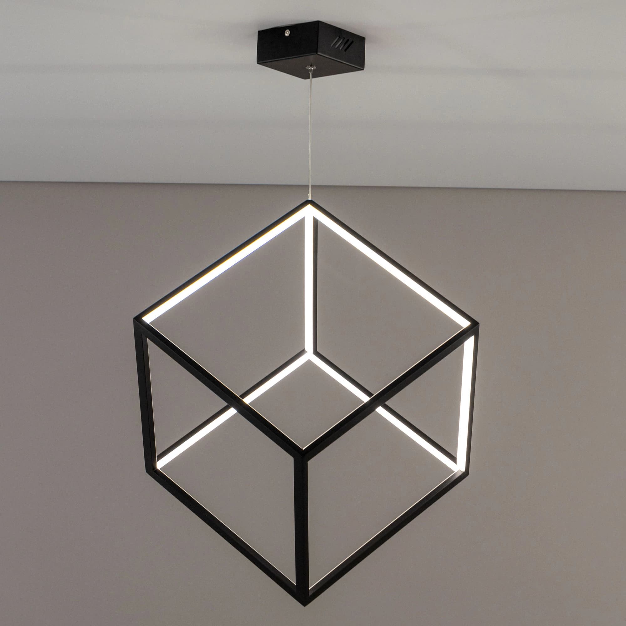 Citilux CL719301 Куб Черный Светильник Подвес, LED 40W*4000K — миниатюра 4