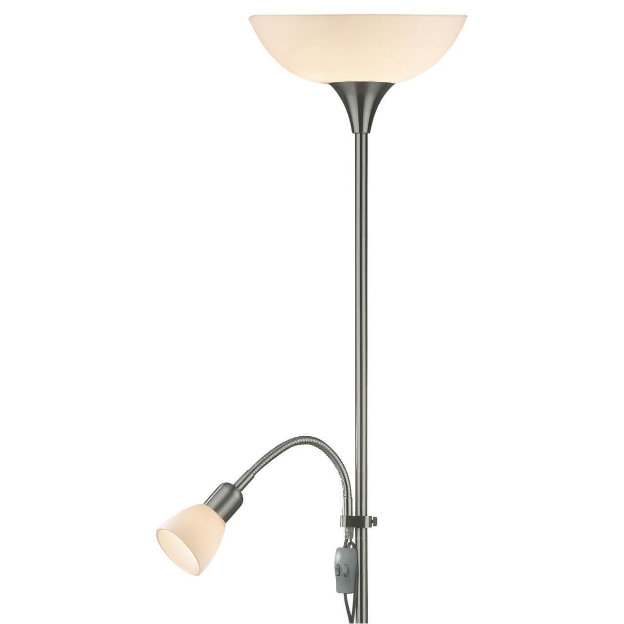 Odeon Light 2711/F ODL11 816 матовый никель Торшер  E14/E27 40W/100W 220V TREND — миниатюра 1