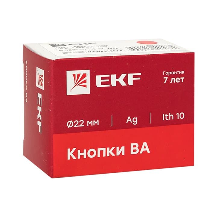 EKF PROxima Кнопка BA42 красная NC IP65 — миниатюра 2