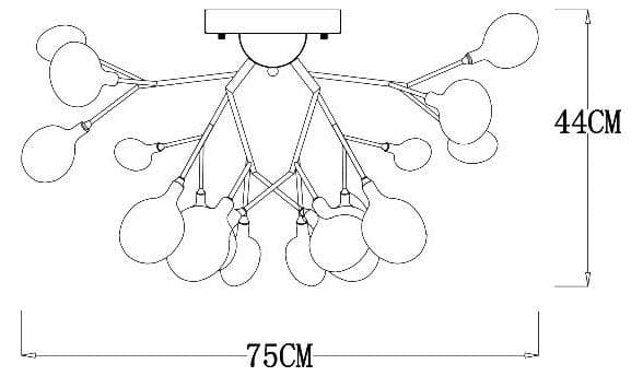 Arte Lamp A7274PL-27WH Люстра потолочная — миниатюра 3