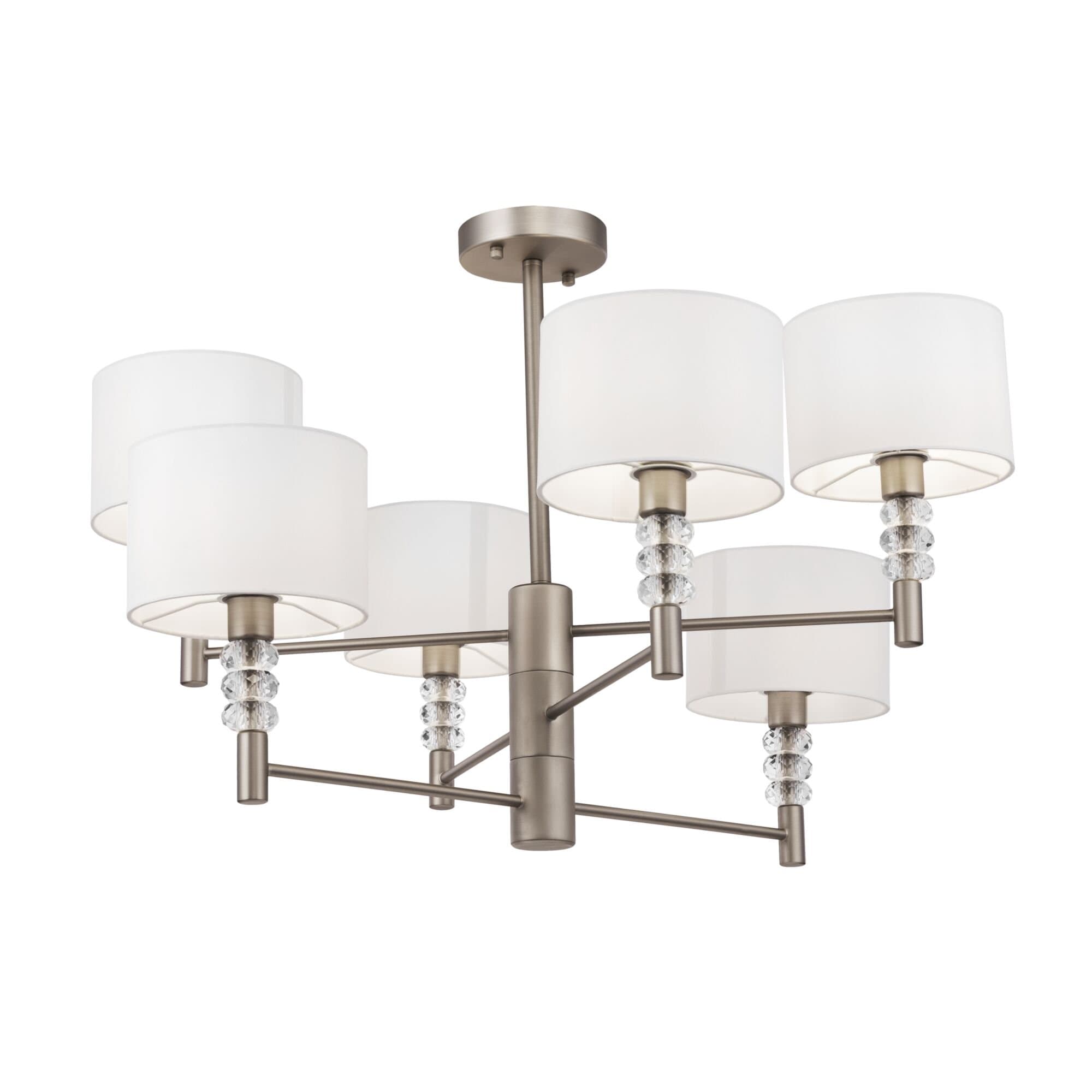 Maytoni Modern Lincoln Никель Люстра 6xE14 40W MOD527PL-06N — миниатюра 3