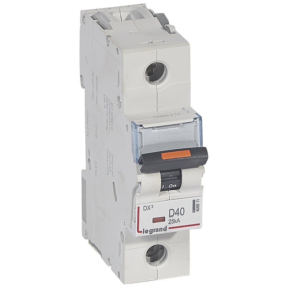 Legrand DX3 Автоматический выключатель 1P 40A (D) 25кА 409811