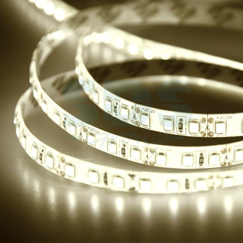 LAMPER LED лента силикон, 8 мм,IP65, SMD 2835, 120 LED/m, 12 V, цвет свечения теплый белый 141-366