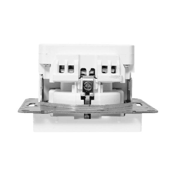 EKF Механизм розетки с USB-A+С - 2шт, 16А, с заземлением, со шторками, белый Эпика — миниатюра 18