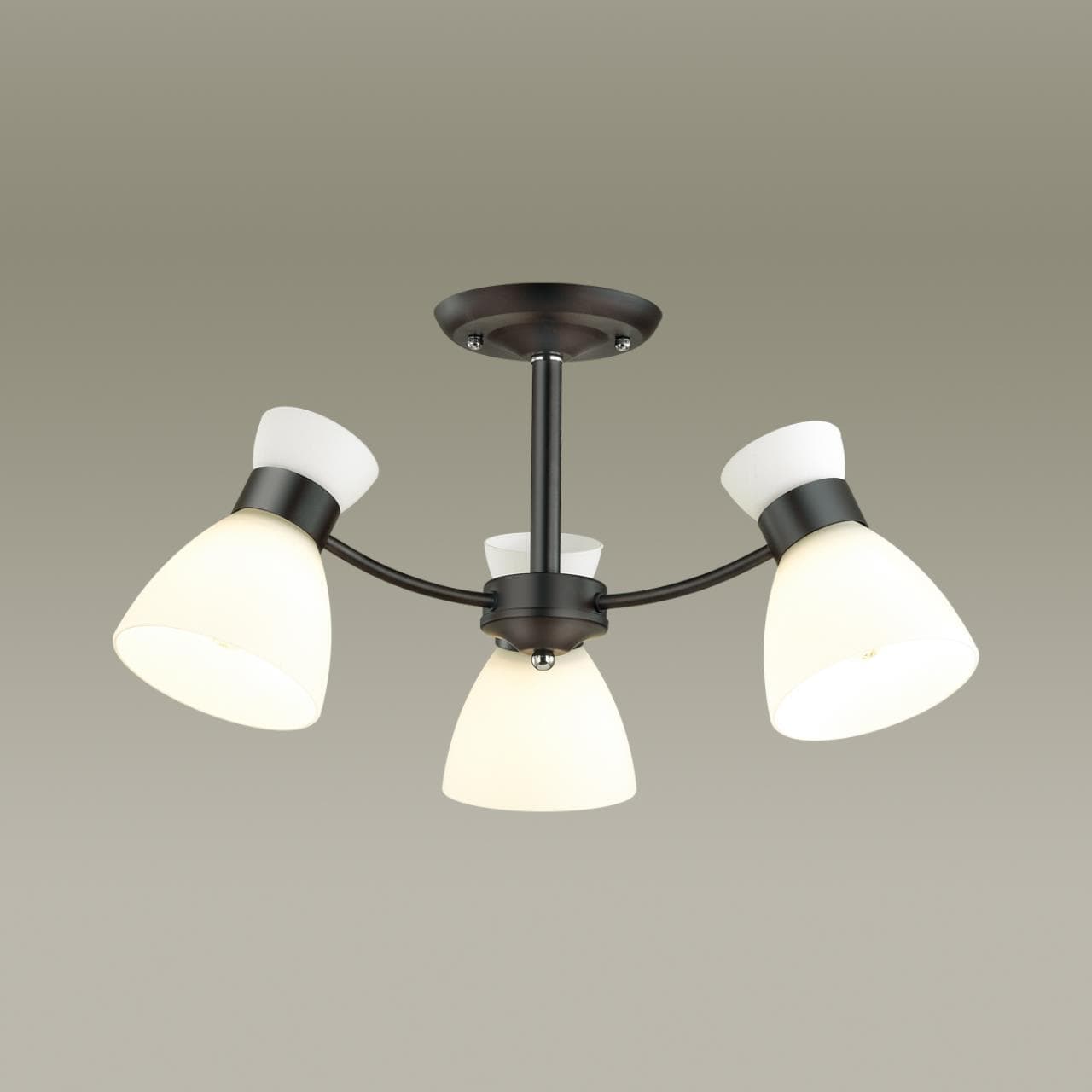 Lumion 4534/3C COMFI LN21 056 черный Люстра потолочная E27 3*60W 220V WILMA — миниатюра 4