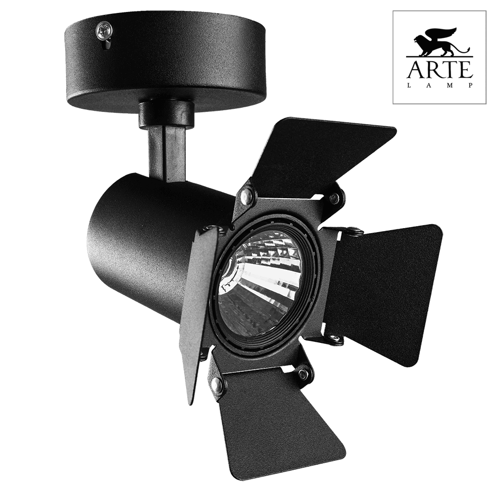 Arte Lamp Track Lights Черный Спот 1x9W 1xLED 1x560lm A6709AP-1BK — миниатюра 3